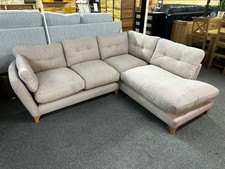 Sofology Pink Fabric Corner Sofa