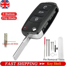 3 Button Flip Remote Key Fob