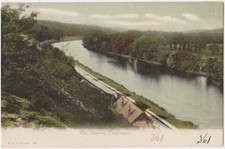 The Thames, Pangbourne, F.G.O. Stuart 361 Postcard B807