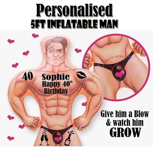 Inflatable man personalised - man,