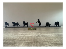PUG Silhouette Ornament Pug