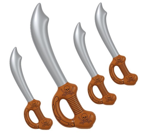 Pirate inflatable swords - pirate,