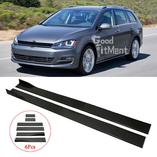 Glossy side skirts spoiler lip - skirts,