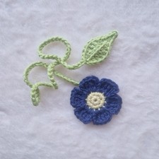 New Design- Great Deal! Forget-Me-Not Flower Crochet Umbilical Cord Ties 