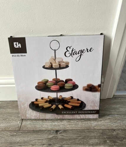 Tier slate cake stand new - cake, in