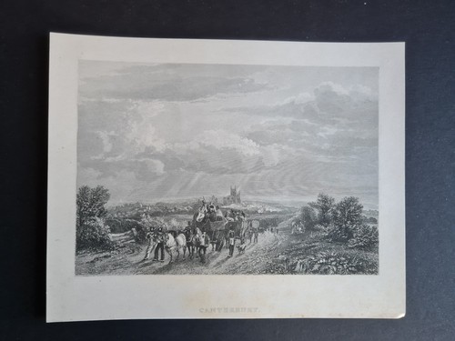Antique 1833 print - ,