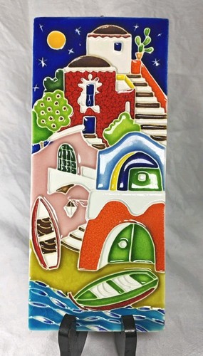 Vintage italian ceramic wall - italian,