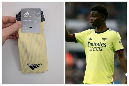Arsenal away socks 2021 - arsenal,