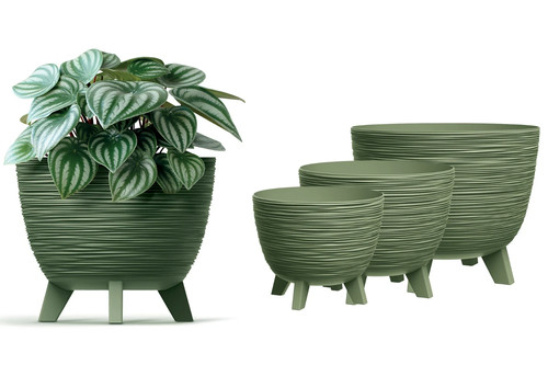 Round plant pots planter - round,