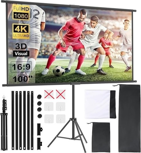 Portable projector screen 100 - projector,