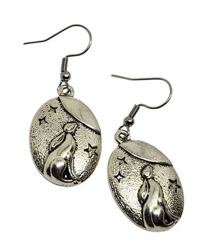 Moon gazing hare - moon,