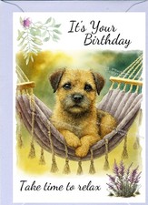 Border Terrier Dog Birthday