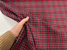 Tartan Cotton Lawn Fabric