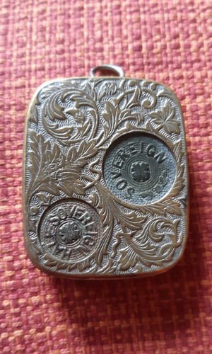 Antique sovereign and - sovereign,