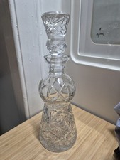 Cut glass thistle crystal - cut,