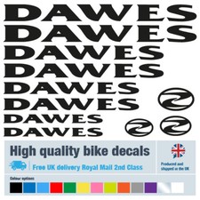 Dawes bike decals - dawes, (solid)