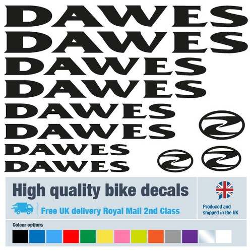 Dawes bike decals - bike,
