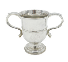 George II Sterling Silver Loving Cup or Trophy Antique 1753 London John Payne