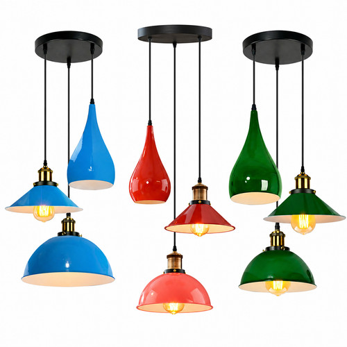Vintage way cluster pendant - 3,