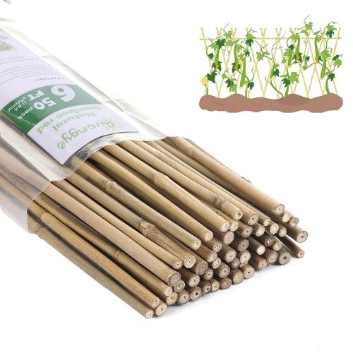 Bamboo garden stakes 50 - bamboo,