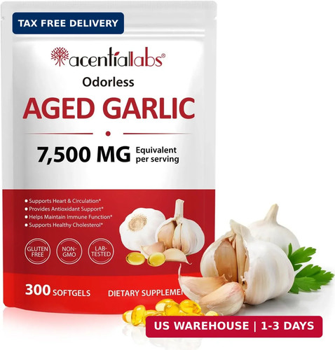 Odorless garlic 7500mg per - odorless,
