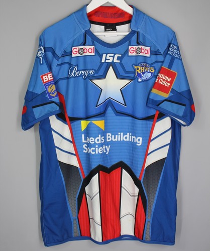 Leeds rhinos rugby shirt - rhinos,