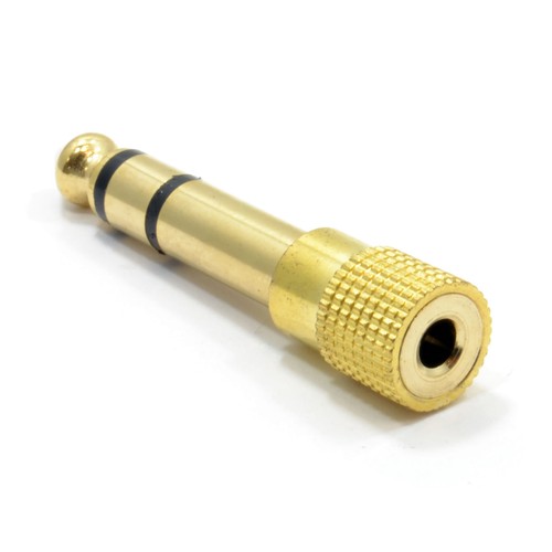 Gold 5mm aux stereo - gold,