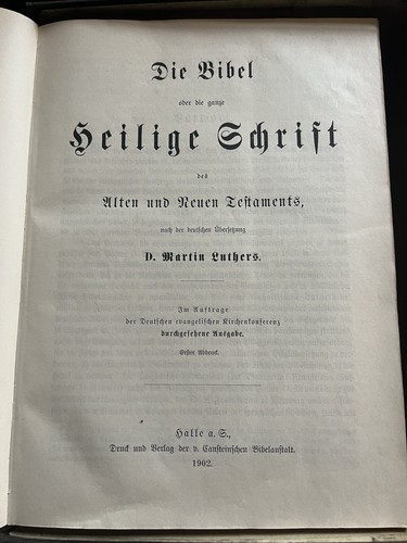 German bible 1902 - german,