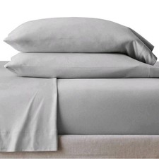 Lots Of 2 Better Homes & Gardens Twin 3-Pc Jersey Sheet Set Soft Silver