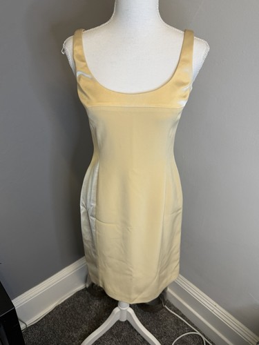 Vintage tahari yellow satin - tahari,