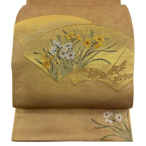 Kimono obi belt gold thread - belt,