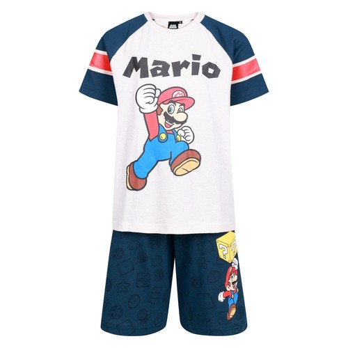 Boys mario short pyjama set - mario,