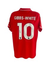 Morgan Gibbs-White Signed Nottingham Forest Shirt Comes With COA