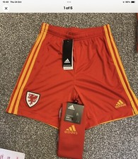 WALES KIDS ADIDAS HOME SHORTS