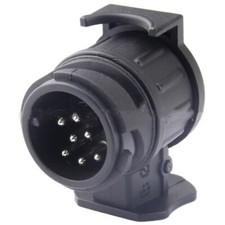 Trailer Truck 13 to7 Pin Socket Electric Towing Converter Tow Bar Plug Adaptor