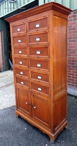 Antique haberdashery filing