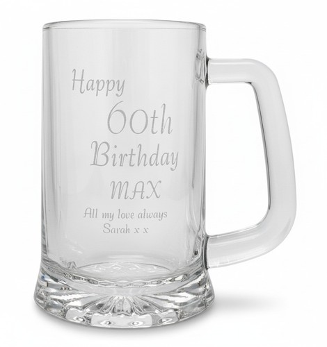 Personalised pint glass - 1,