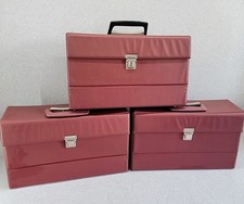 3 Vintage VHS Carry Storage
