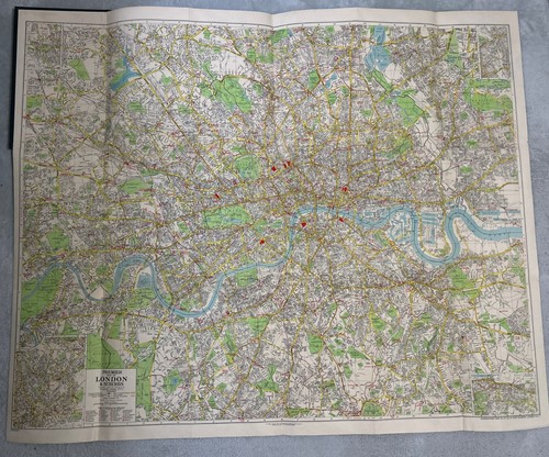 Vintage premier map london - premier,
