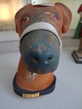 VITAGE FOAM HALTI  DOG BUST SHOP  DISPLAY FIGURE