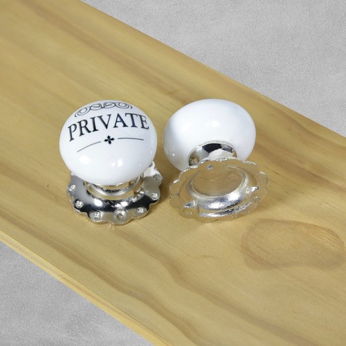 Porcelain door knob large - knob,