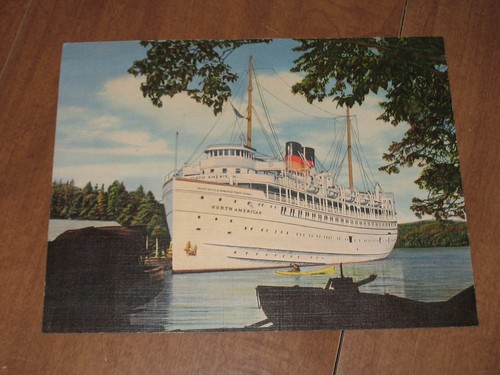 Vintage giant postcard - giant,