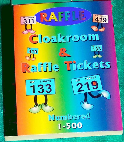 Raffle tickets full book of - raffle,
