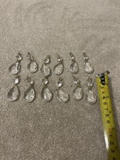  Chandelier Prisms Cut Glass