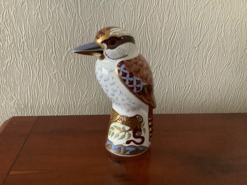 Crown derby kookaburra - kookaburra, gold
