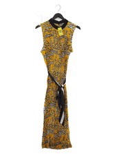 Forever Unique A-Line Maxi Dress UK16 in Yellow