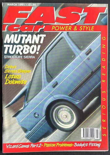 Fast car march 1991 - march, bhp