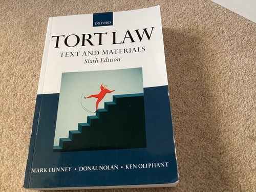 Tort law text and - law:, materials
