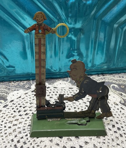 Antique german spring tin toy - antique,