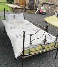 French Bed/Daybed - Original French Bed with a Sprung Base.  With Mattress 